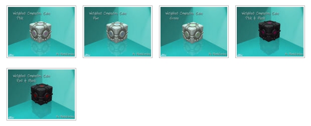 Weighted Companion Cube objects.jpg